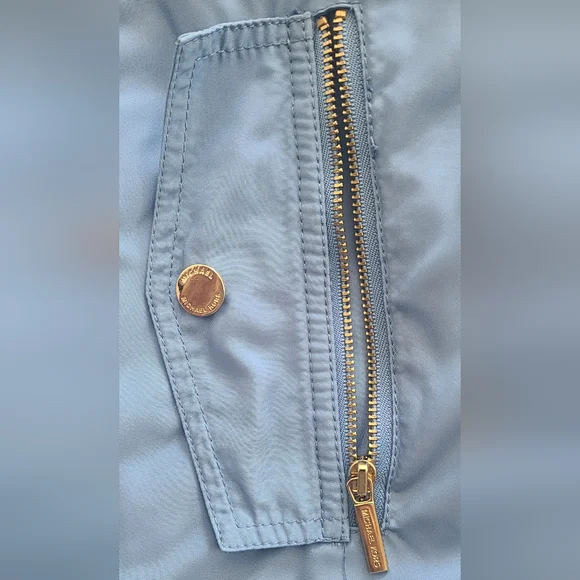 Michael Kors Sky Blue Utility Jacket - Picture 3 of 8